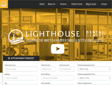 Tablet Screenshot of lighthousedentalcentre.com